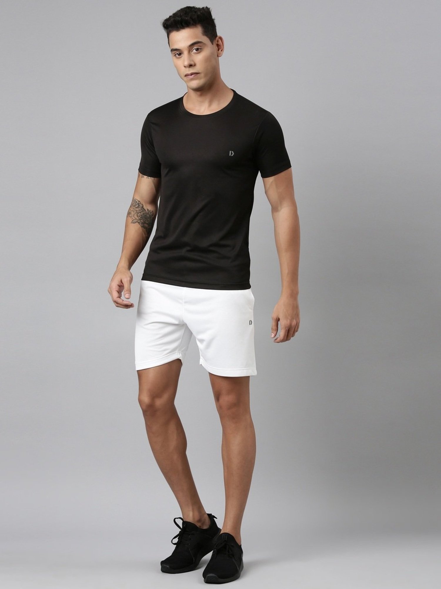 Dixcy Scott Originals White Cotton Regular Fit Shorts