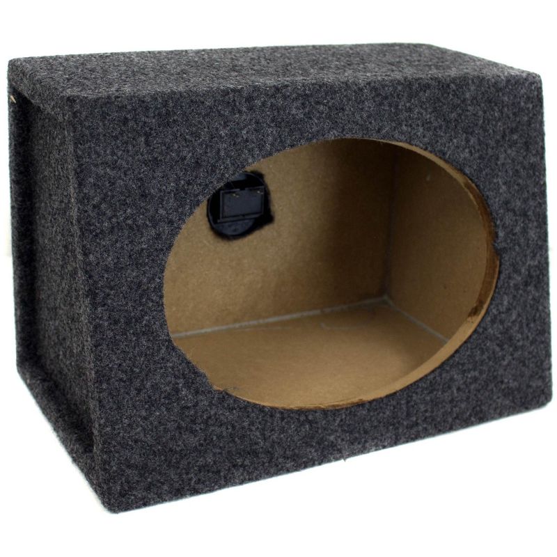 QPower 6 x 9 Inch Automotive Car Audio Speaker Box Enclosures (2 Pack) and BOSS Audio ONYX NX694 6 x 9 Inch 800 Watts 4 Way Speakers (2 Pack)