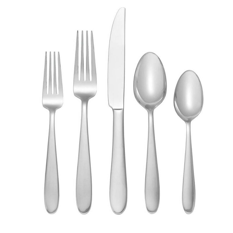 42pc Stainless Steel Eve Everyday Silverware Set - Oneida