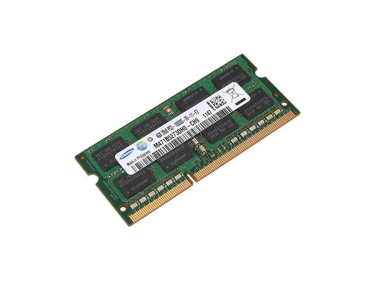 SAMSUNG 4GB 204-Pin DDR3 SO-DIMM DDR3 1333 (PC3 10600) Laptop Memory Model M471B5273DH0-CH9