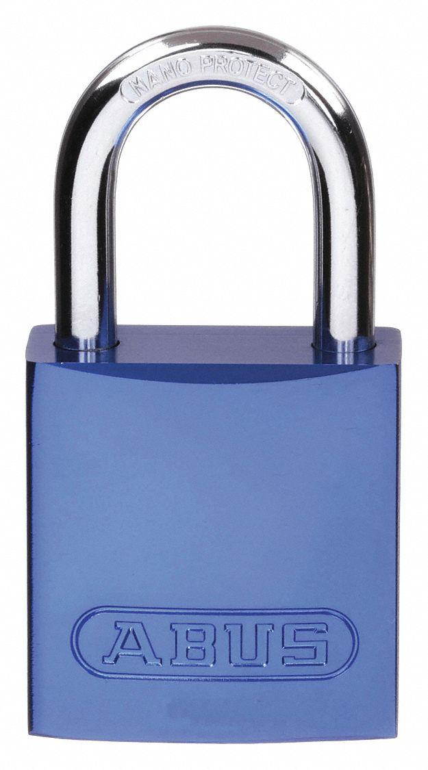 ABUS 72/40 KAx12 Blue Lockout Padlock,KA,Blue,1-1/2"H,PK12