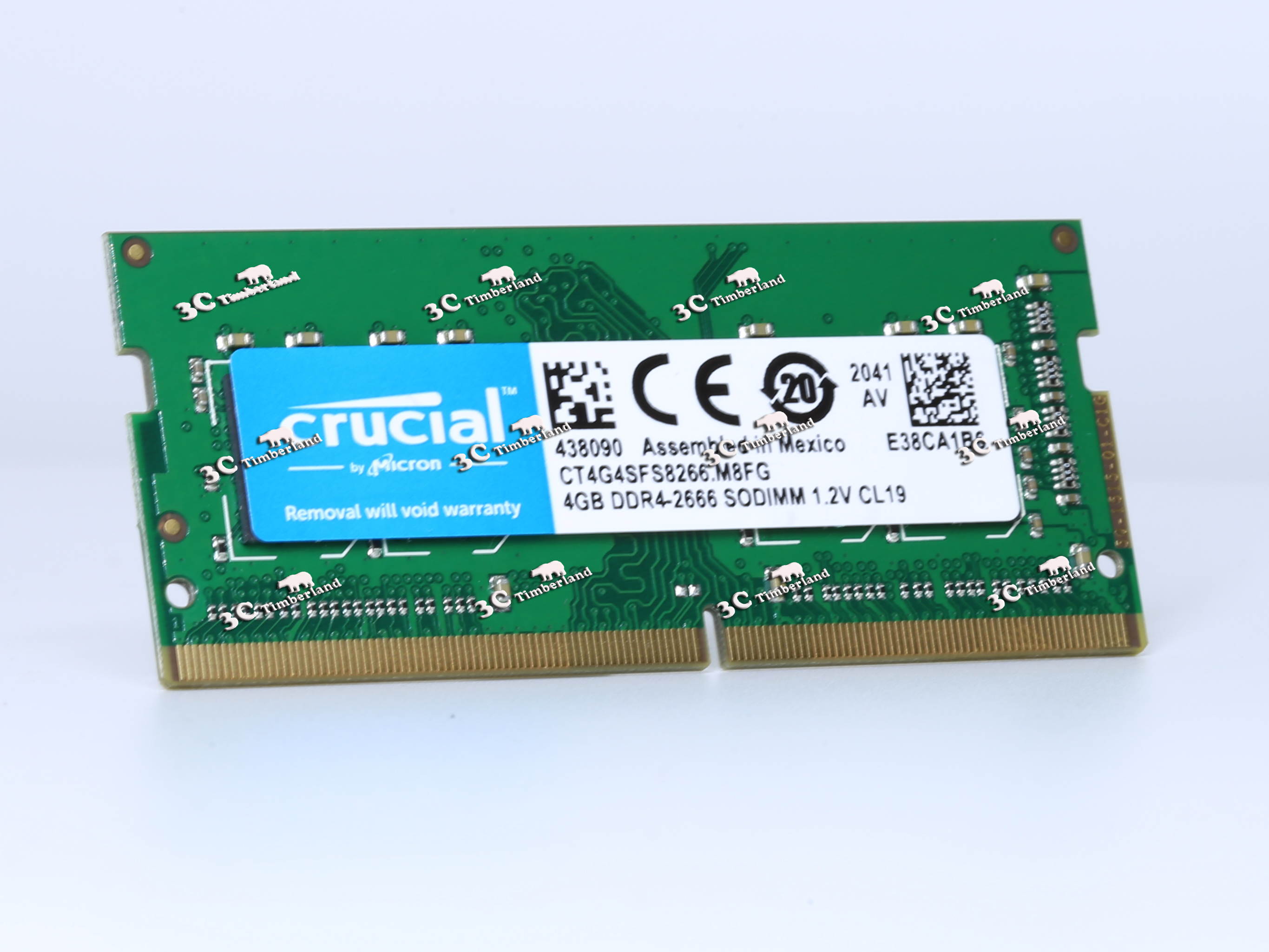 Crucial 4GB Single DDR4 2666 MT/s (PC4-21300) CL19 x8 SODIMM 260-Pin Memory - CT4G4SFS8266