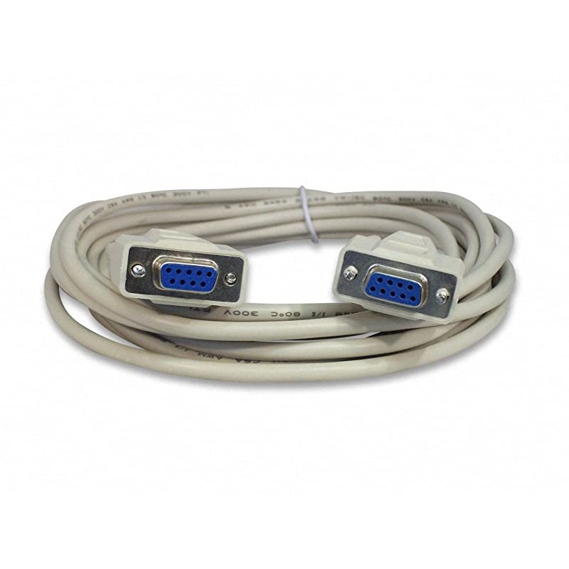Store 15 Foot DB9 9 Pin Serial Port Cable Female/Female RS232