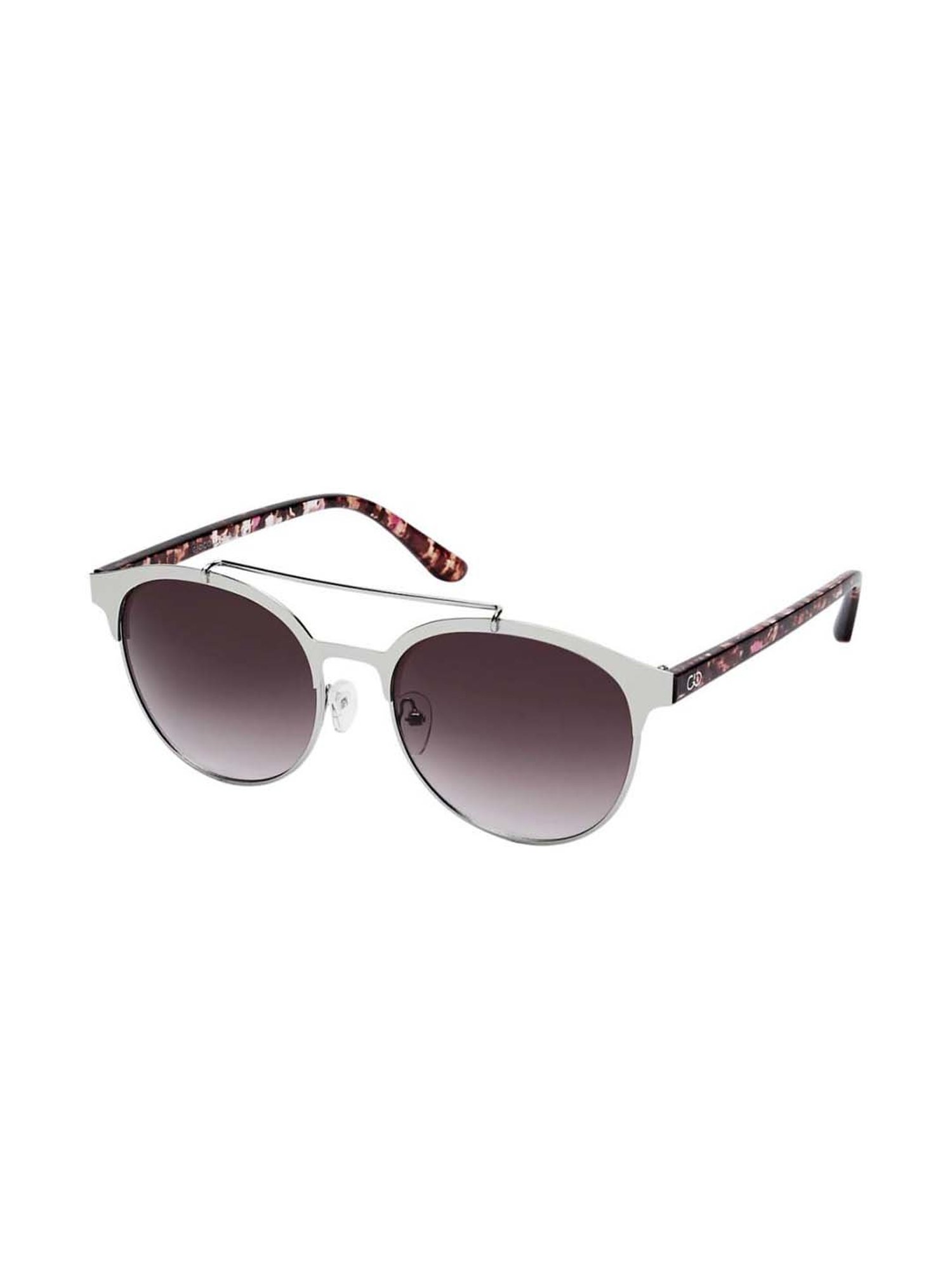 Gio Collection G16149SLX Grey Round Sunglasses