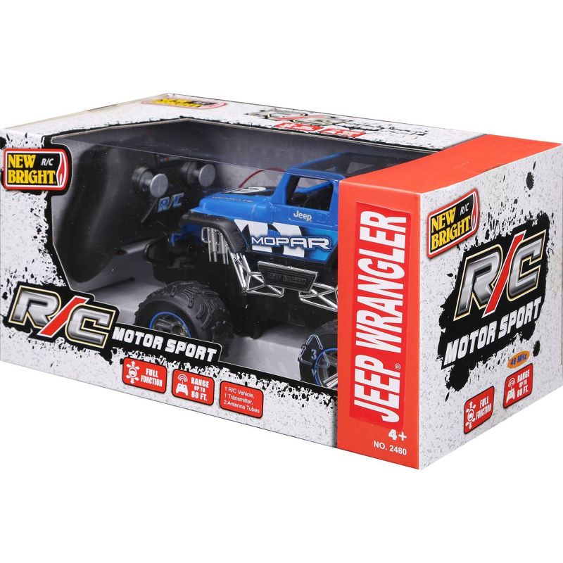 New Bright 1:24 R/C FF Truck - Jeep Blue