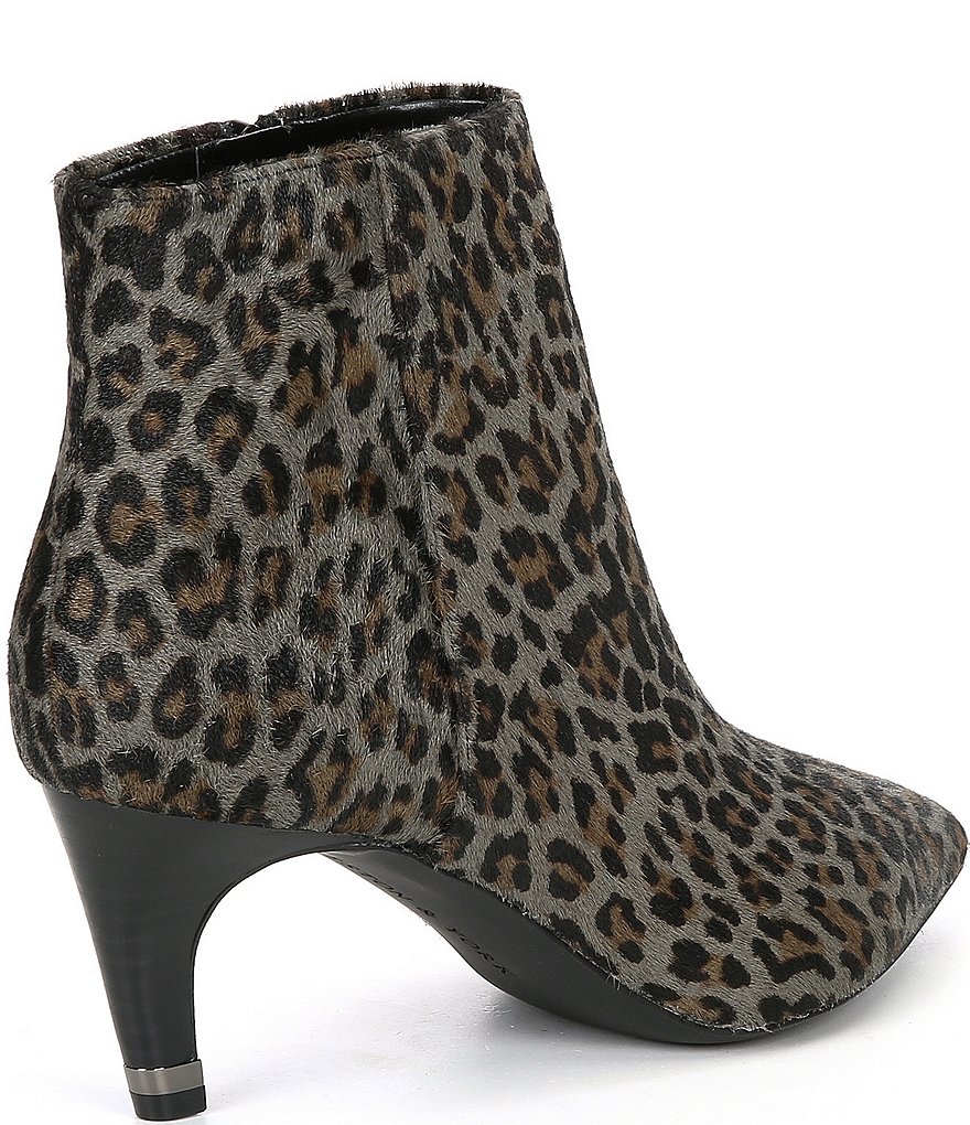 Preston & York Dolores Leopard Print Haircalf Booties