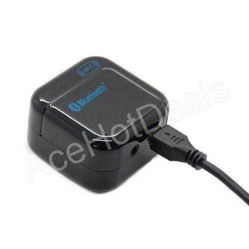 NFC Wireless Bluetooth Stereo Audio Music Receiver Adapter 3.5mm USB For Speaker