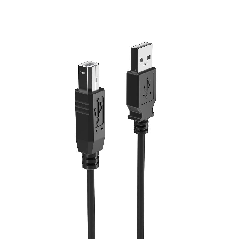 NXT Technologies 6' USB A Male/B Male, Black NX29749