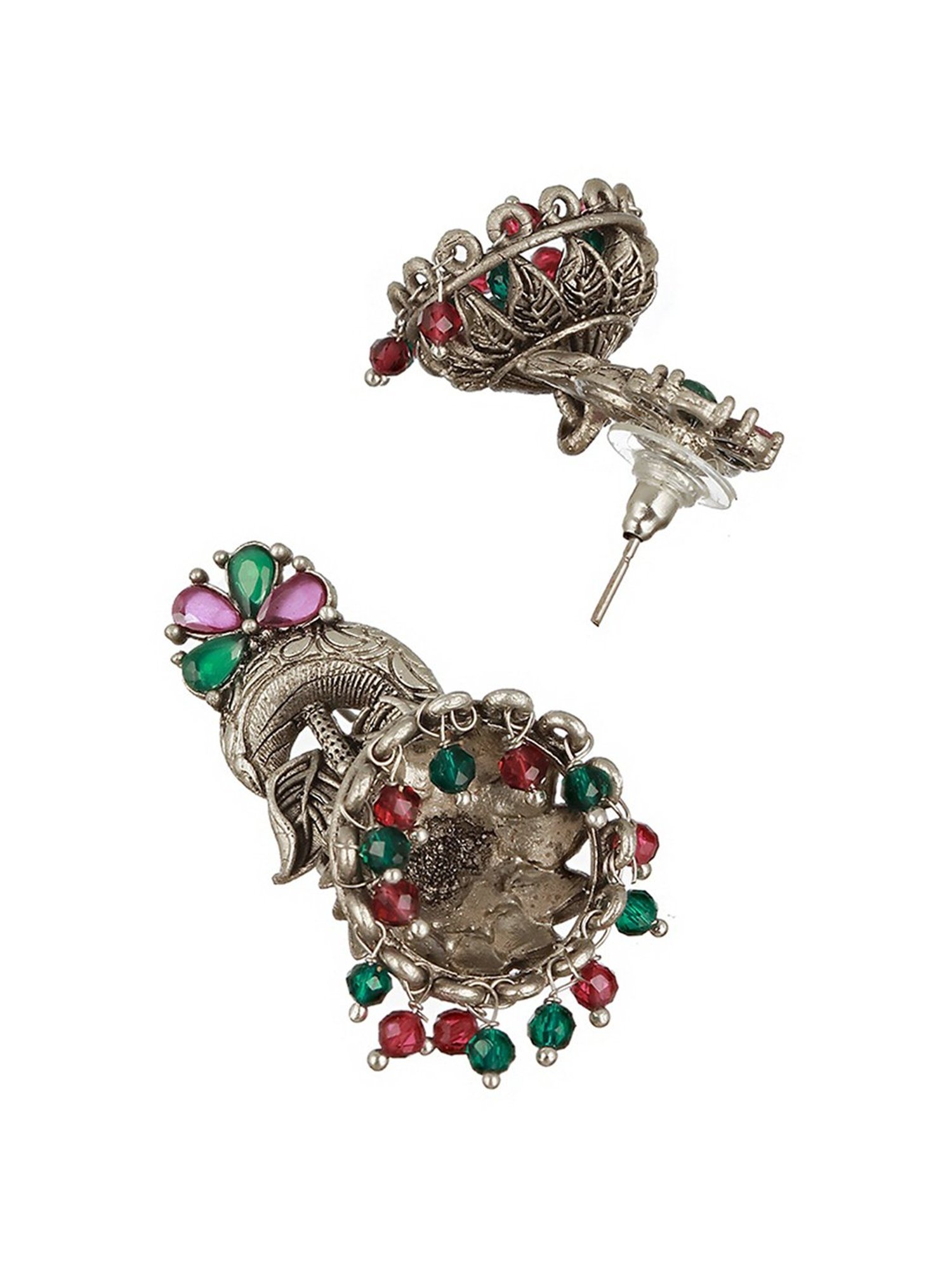 Aatmana Dome Shaped Multi Jhumki Earrings for Women