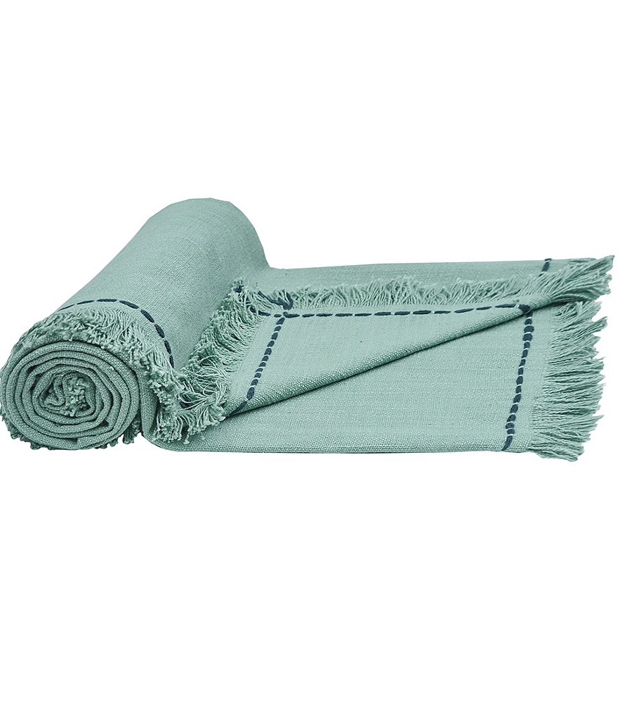 carol & frank Cheryl Indigo Throw