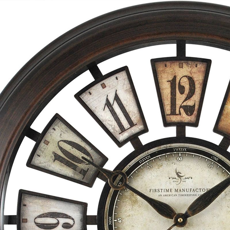 Numeral Plaques Wall Clock - FirsTime