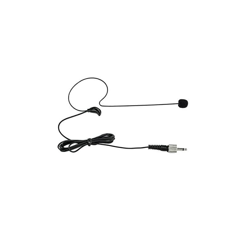 HM-35 Omnidirectional Headworn Condenser Microphone - Small and lightweight, minimum visibility, Ideal for singers, performers, DJs, television announcers, etc. 3.5 connection, Beige color