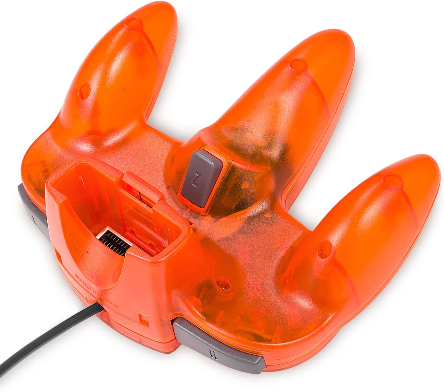 Classic Controller Wired Game Controller Retro Joystick for N64 Console N64 Gamepad (2 Pack Orange)