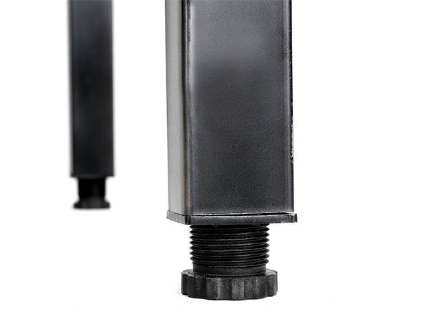 HILINSTON Computer Desk Gaming Table 55 inch Writing Study Desk for Home Office Workstation - Simple Retro Table with Sturdy Metal Frame for Living room,Brown,GT41