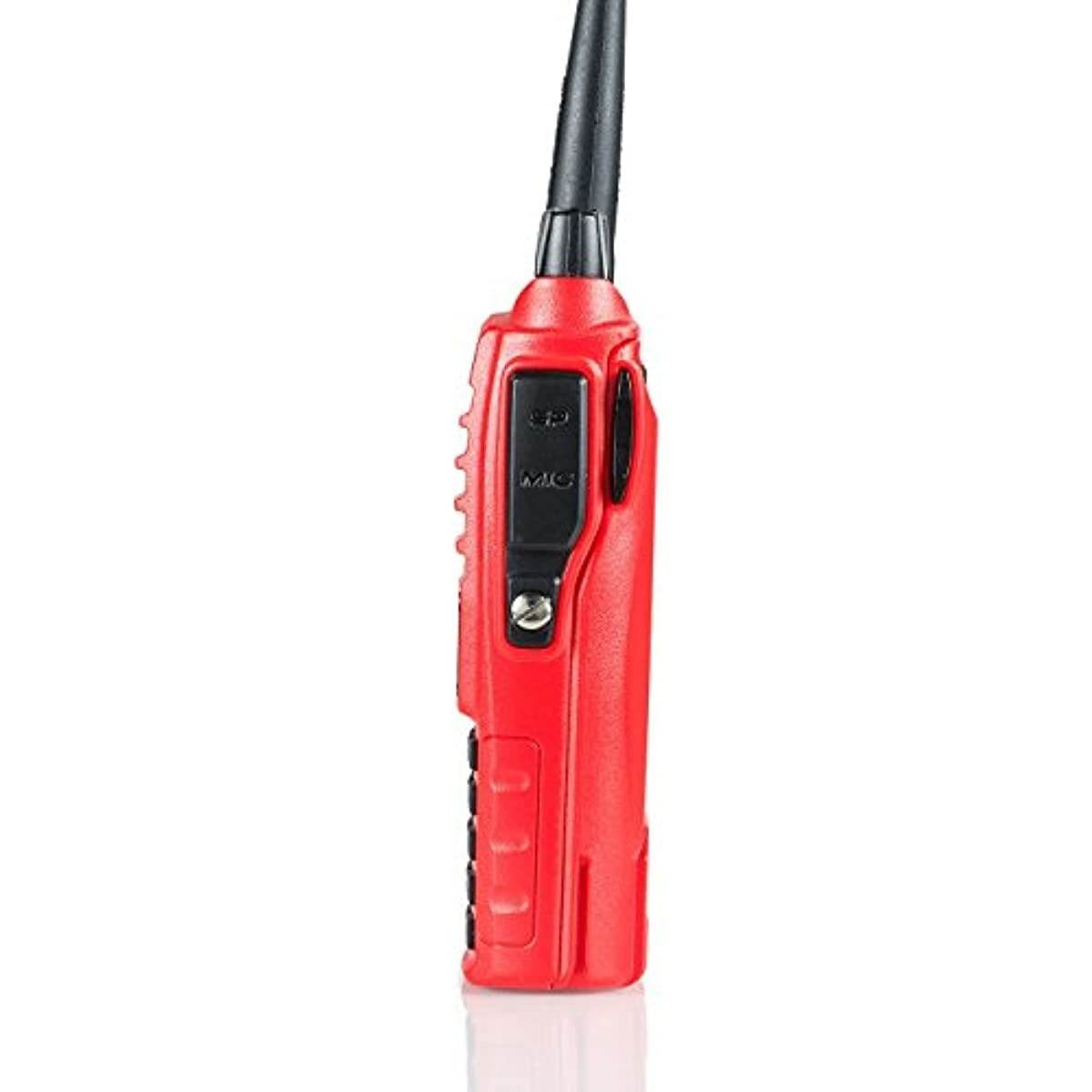 BaoFeng UV-82HP (RED) High Power Dual Band Radio: 136-174mhz (VHF) 400-520mhz (UHF) Amateur (Ham) Portable Two-Way