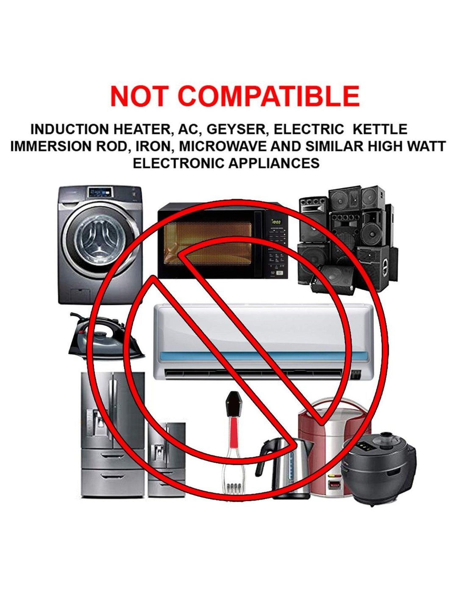 EcoLink 6A 4-Way Spike and Surge Guard - Pack of 2 (White)