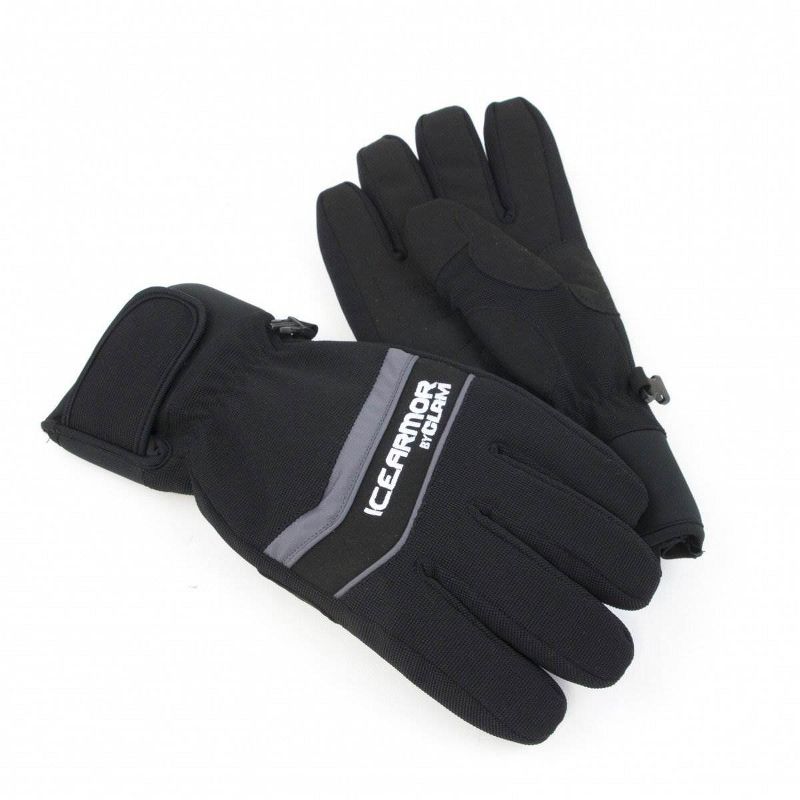 Clam Outdoors IceArmor Edge Outdoor Winter Waterproof Ice Fishing Gloves, Small