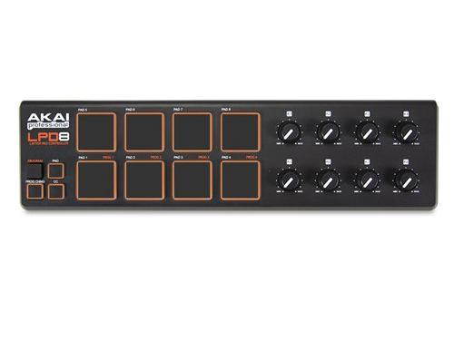 Akai LPD8 Laptop Pad Controller USB & Midi Pad Controller