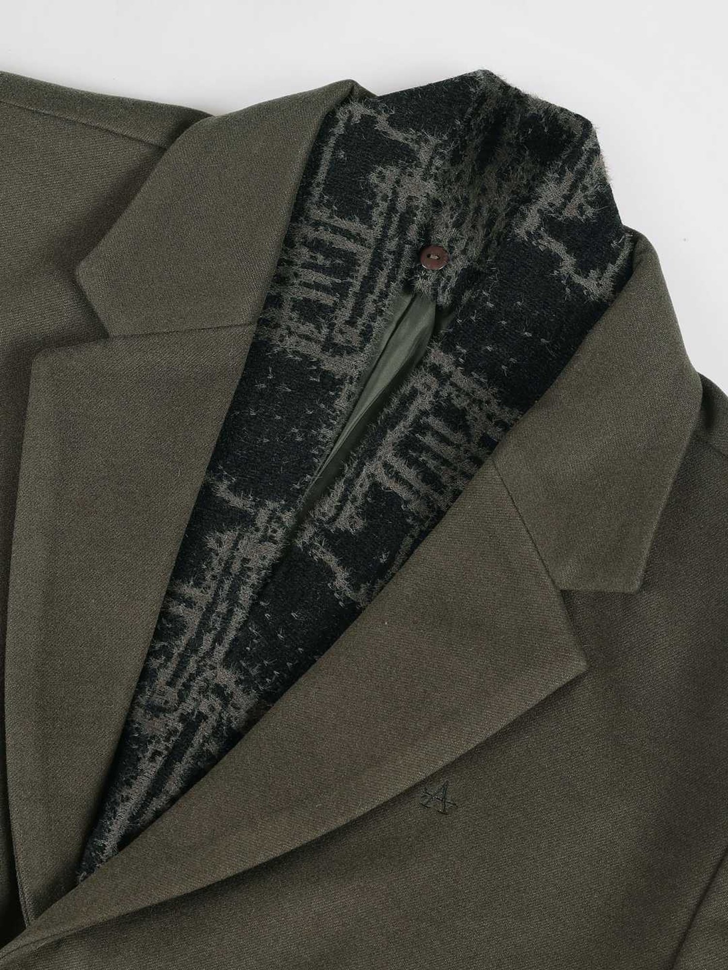 Arrow Sport Olive Regular Fit Overcoat