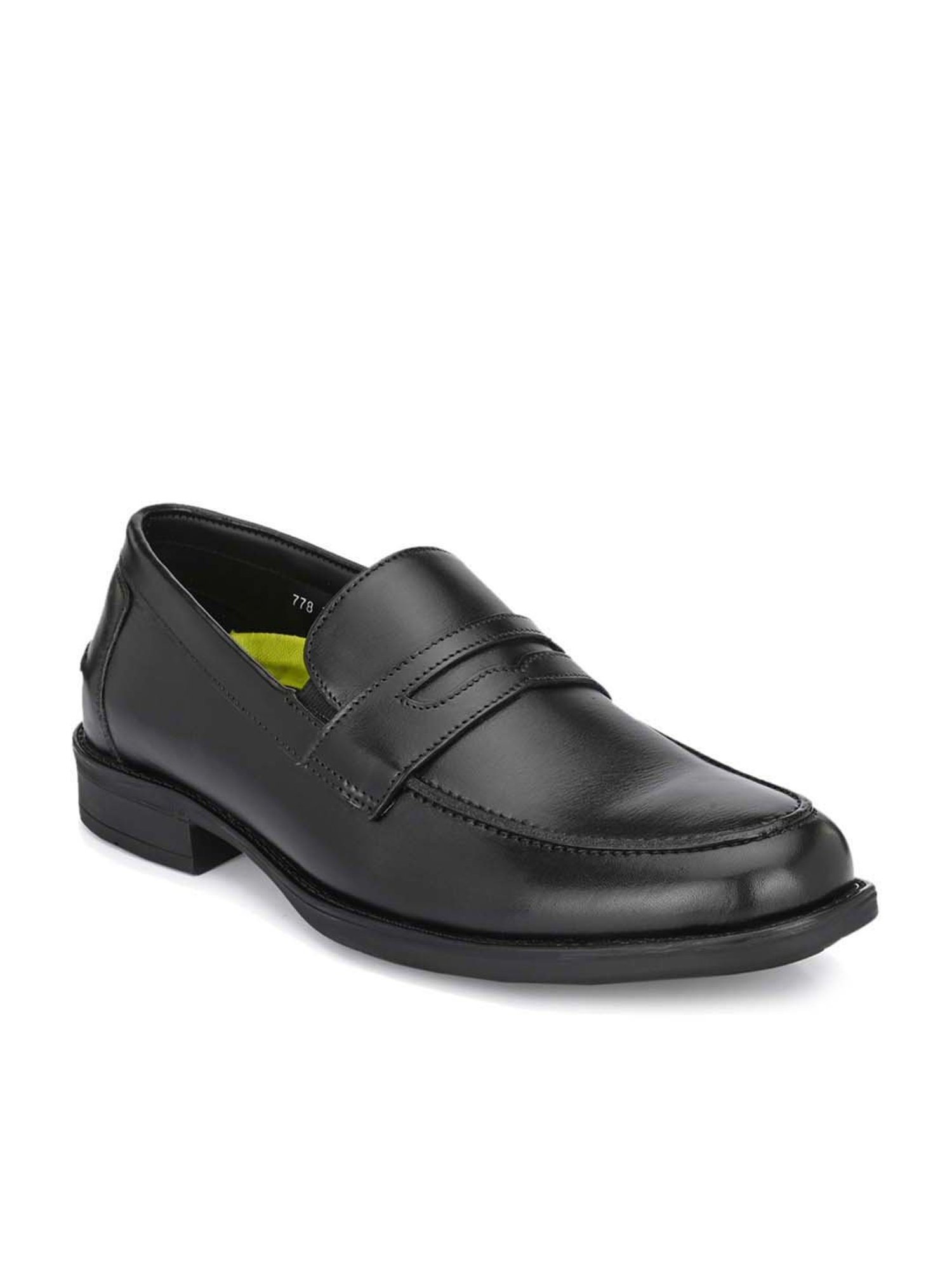 Hitz Men's Black Formal Loafers