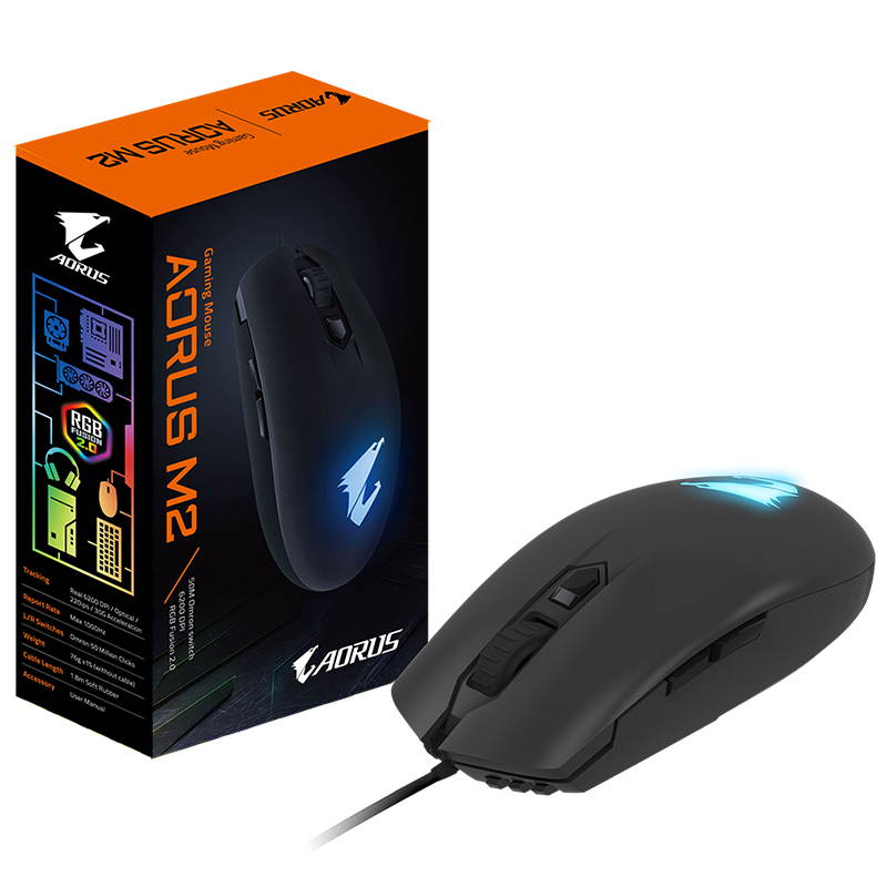 GIGABYTE AORUS M2 6200DPI Gaming Mouse