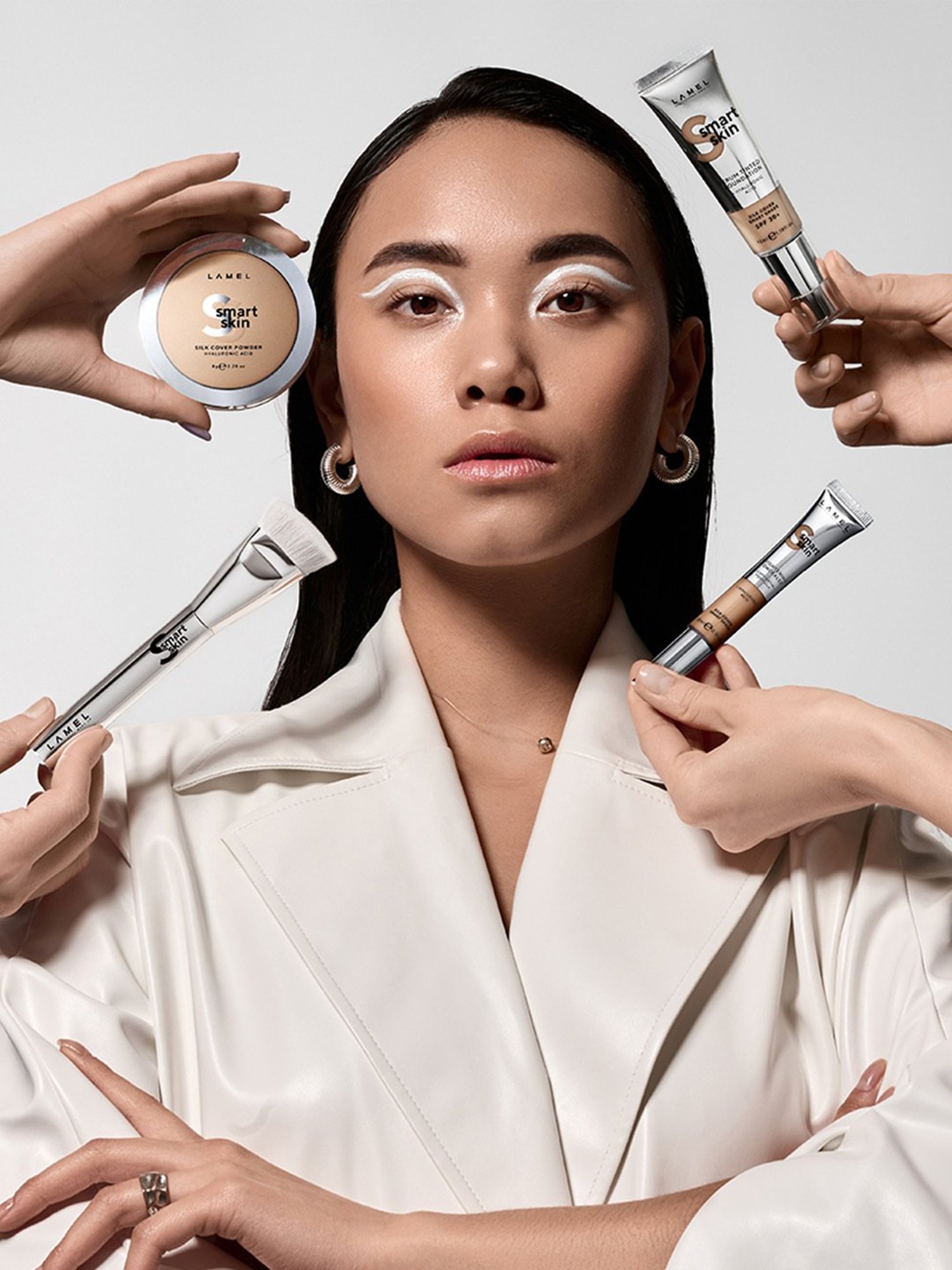 Lamel Smart Skin Serum Tinted Foundation SPF 30 + 401 Porcelain - 35 ml