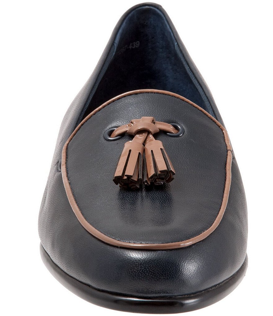 Jack Rogers Blair Pointed Toe Bow Leather Flats