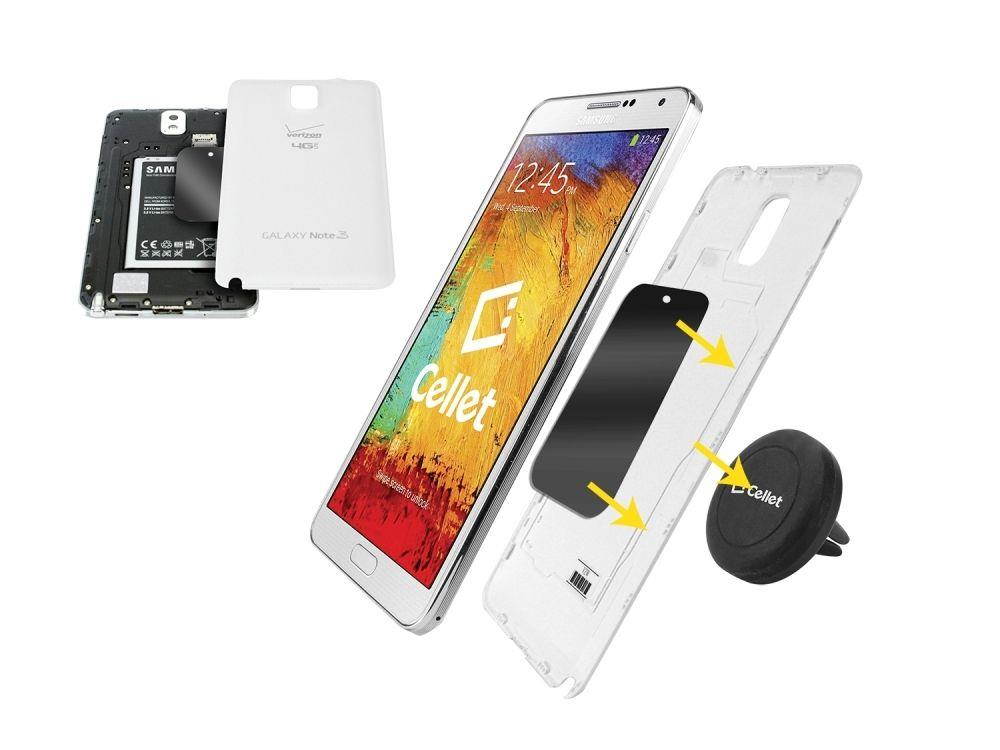 Cellet Black Extra Strength Magnetic  Car Vent Smartphone Holder