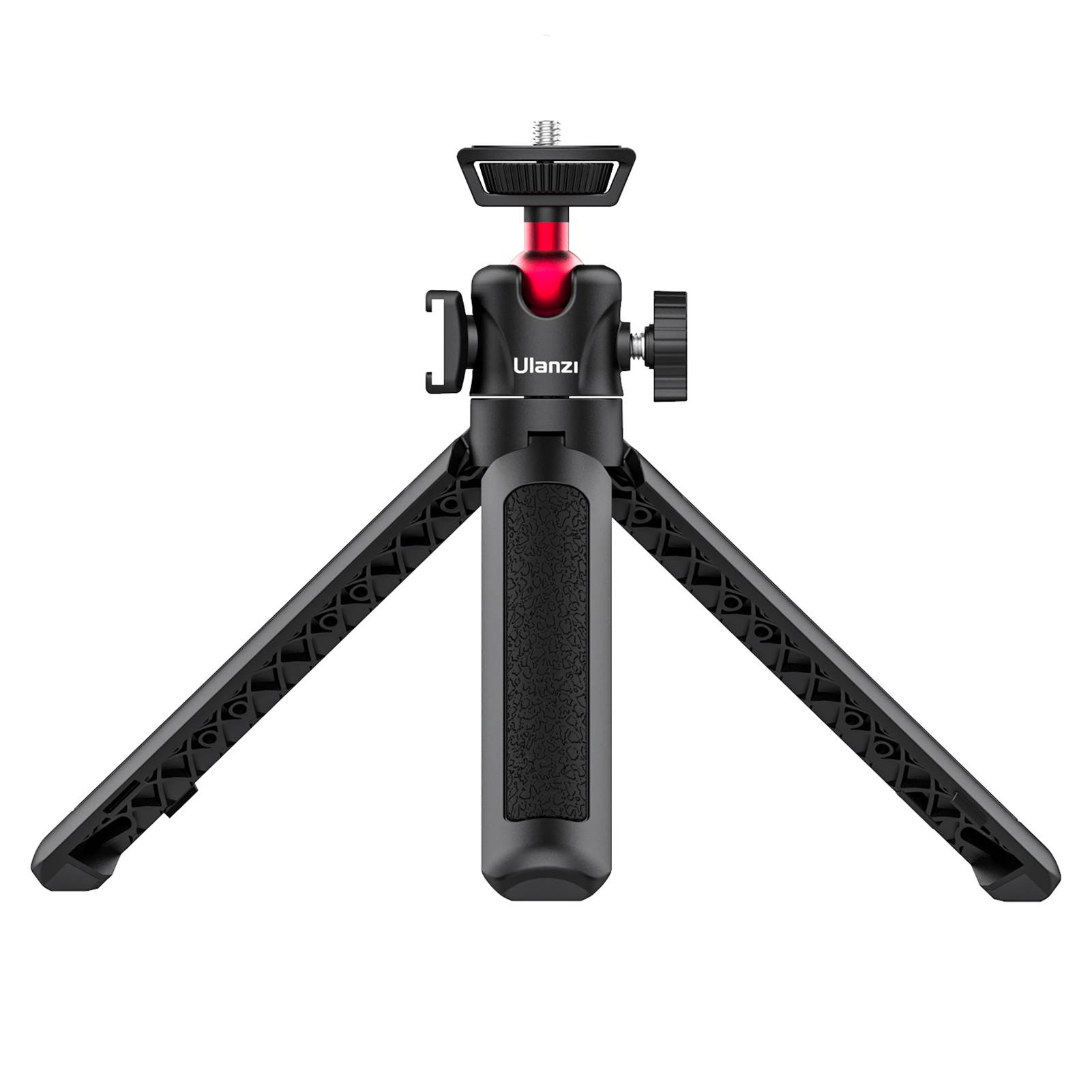 Ulanzi MT-16 Extendable Selfie Stick Tripod 4-Section 44cm/17.3in 2KG Payload with 360&deg; Swivel Ball Head Cold Shoe Universal 1/4 Screw for Phone Camera Microphone LED Light Mounting