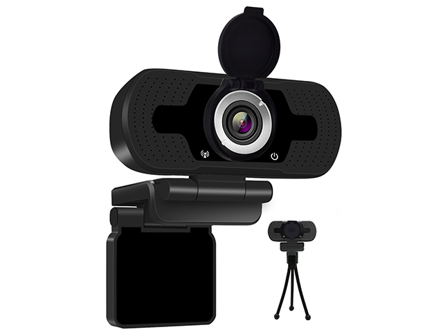 Anivia 1080p HD Webcam W8, USB Desktop Laptop Camera, Mini Plug and Play Video Calling Computer Camera, Built-in Mic, Flexible Rotatable Clip