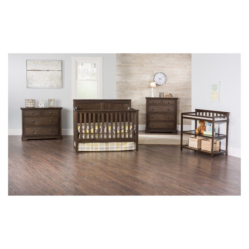 Child Craft Sheldon 4-in-1 Convertible Crib - Slate