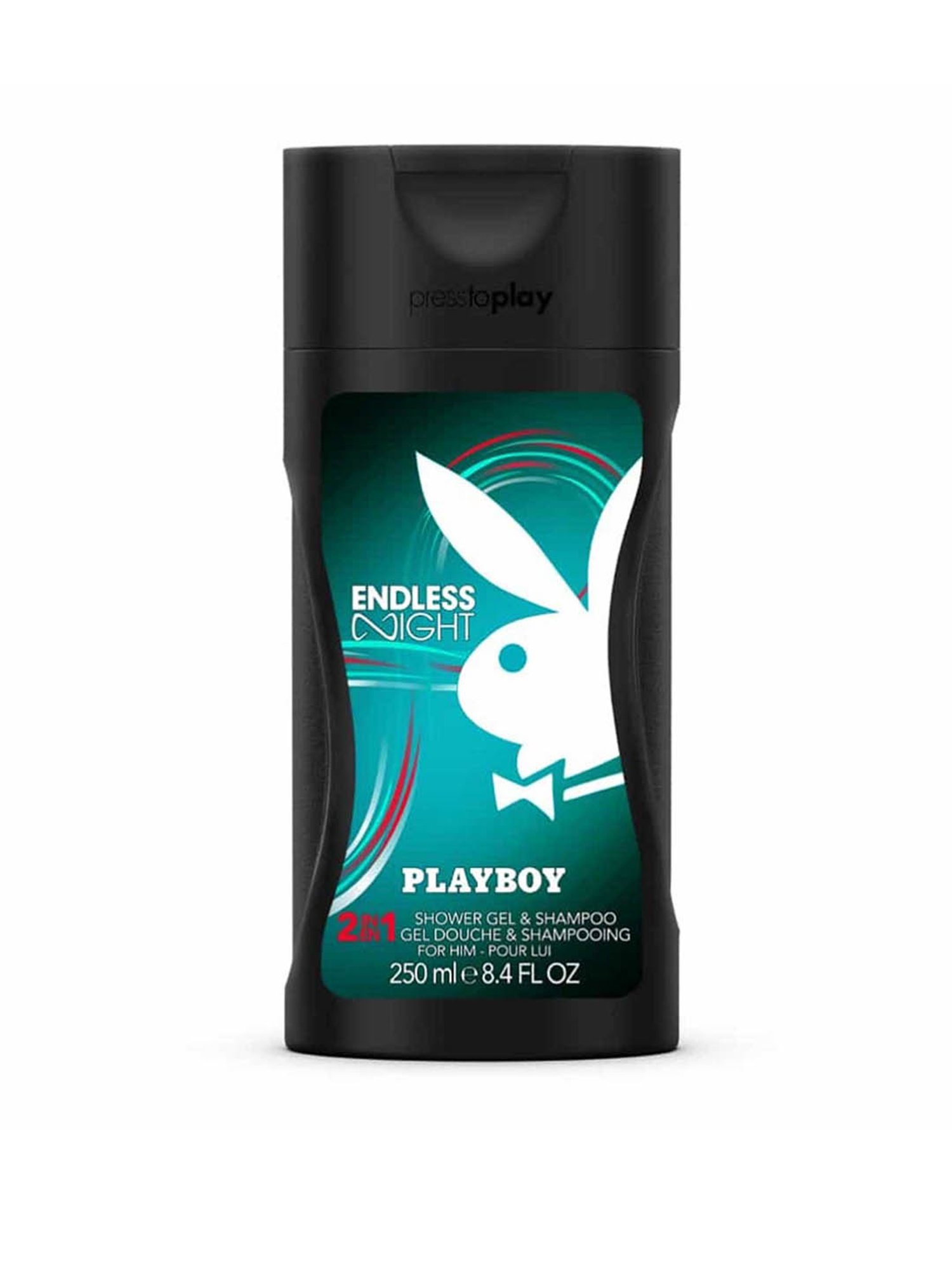 Playboy Endless Night Shower Gel and Shampoo for Men - 250 ml