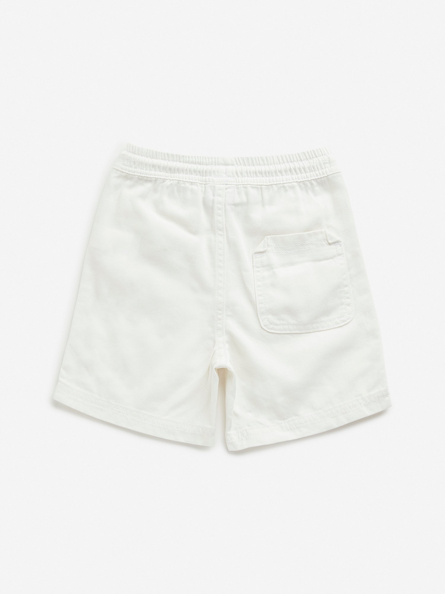HOP Kids by Westside White Relaxed-Fit Mid-Rise Shorts
