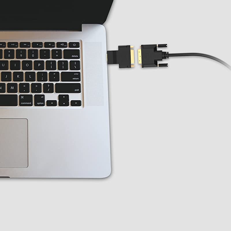 2Pack HDMI Male to DVI Female Adapter Black