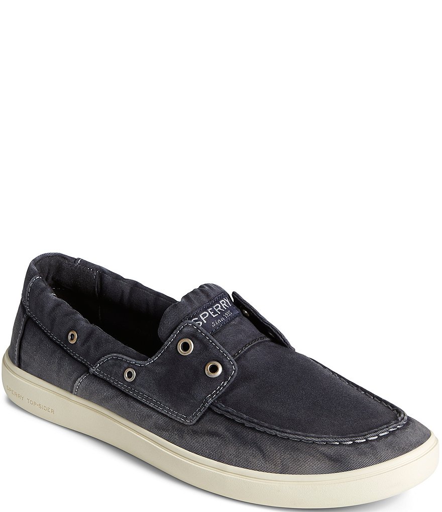 Sperry Men's Outer Banks 2-Eye Salt-Washed Slip-On Boat Shoes