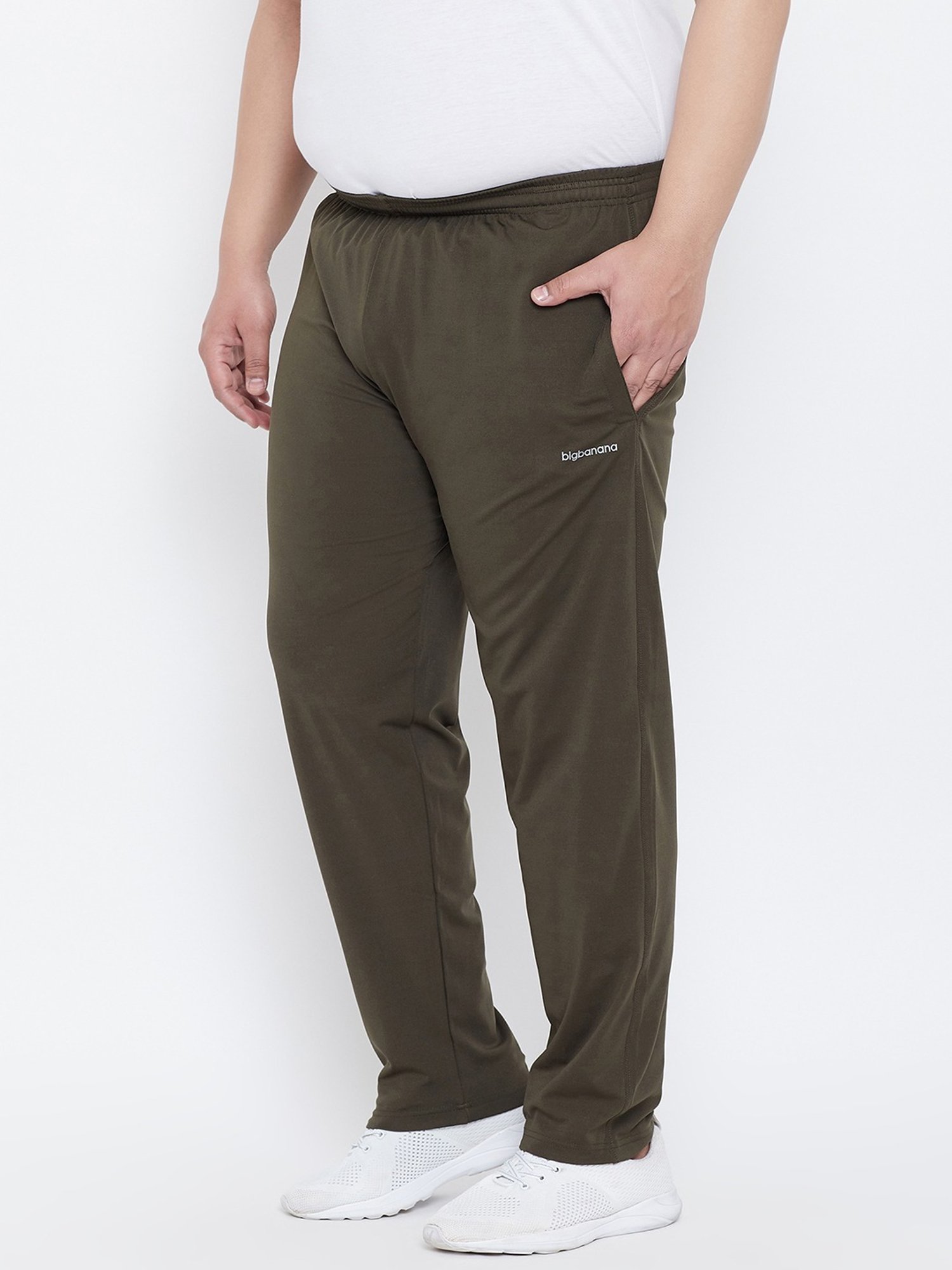 Bigbanana Olive Regular Fit Trackpants