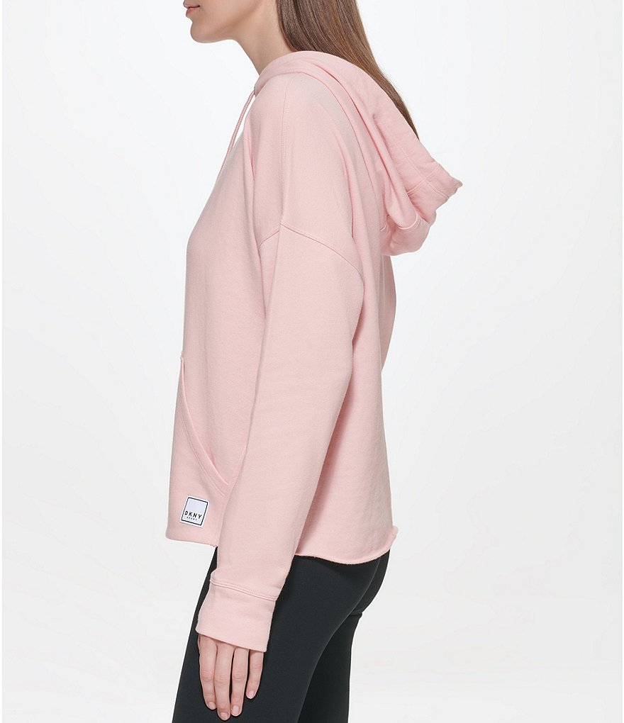 Splendid Knit Zip Up Drawstring Hoodie
