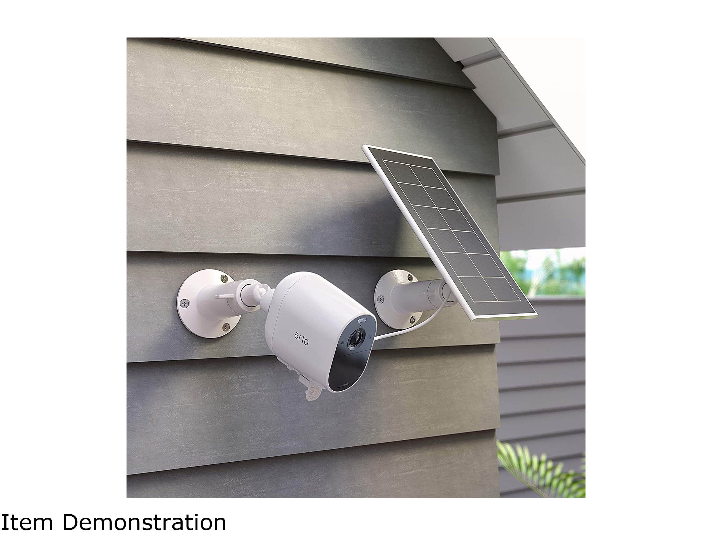 Arlo Essential Solar Panel Charger, Weather Resistant, 8ft Power Cable, Adjustable Mount, (Only Compatible with Arlo Essential Camera)