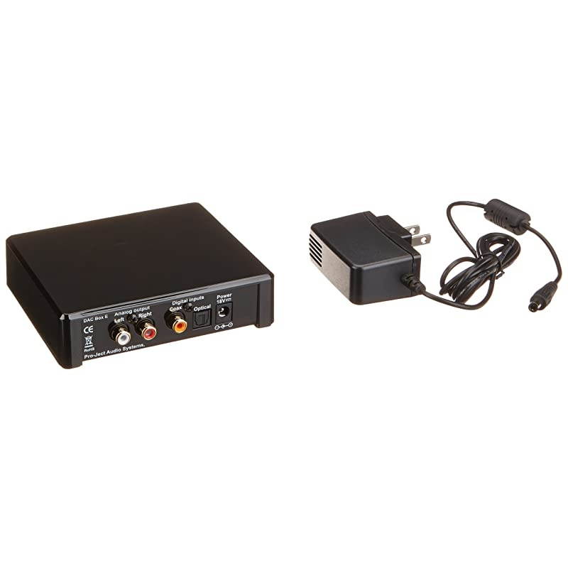 DAC Box E Digital to Analog Converter Black