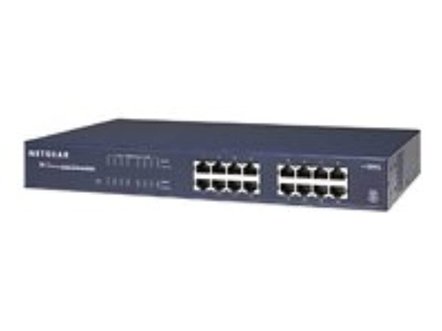 netgear prosafe jgs516 16-port gigabit ethernet switch - 16 x 10/100/1000base-t lan