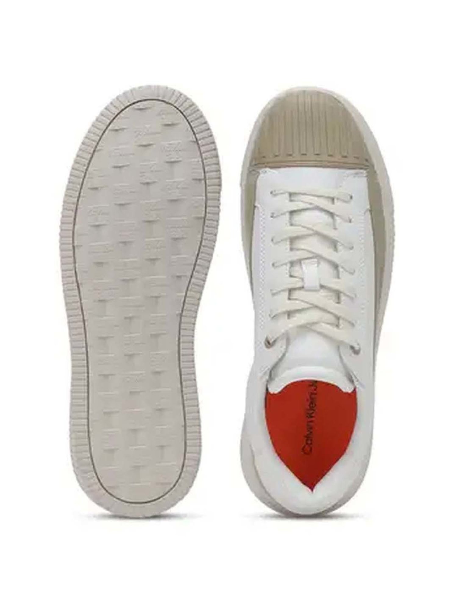 Calvin Klein Jeans Men's White Casual Sneakers