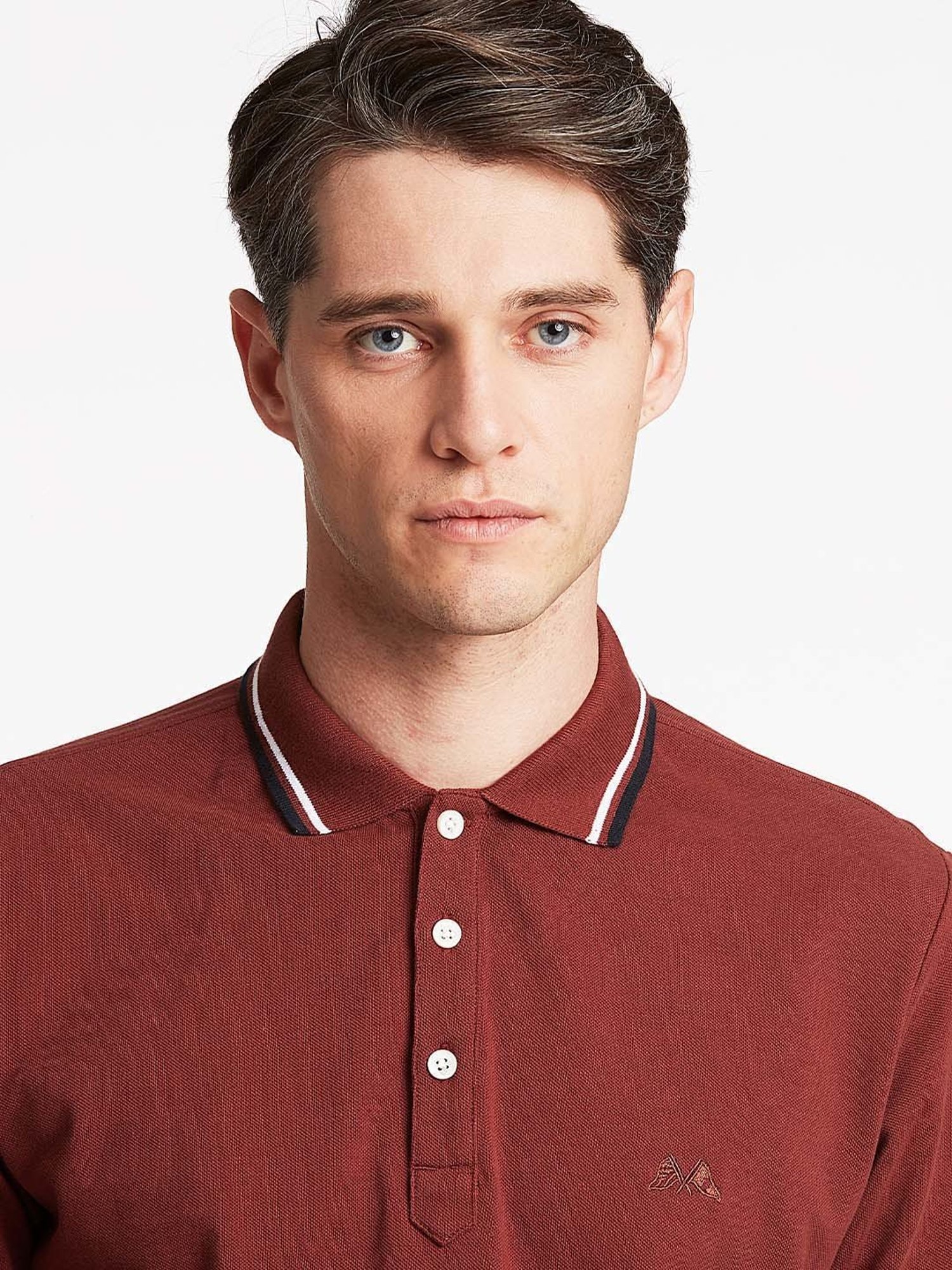 Lindbergh Maroon Polo T-Shirt