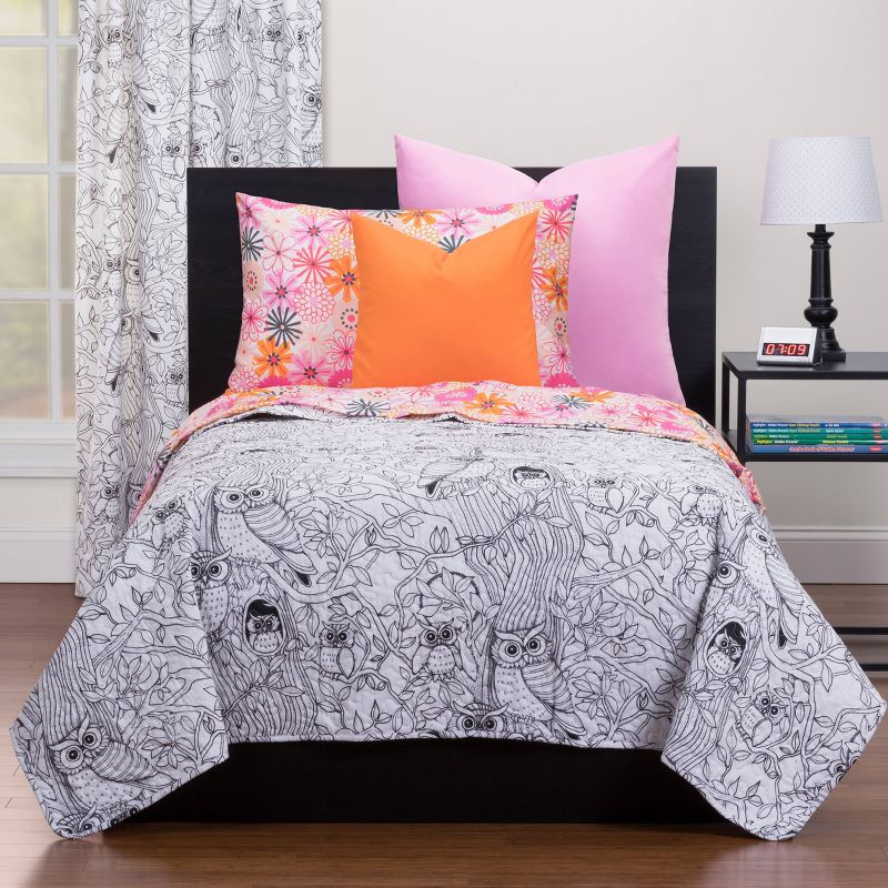 Full/Queen Talca Quilt Blue/White/Red - Jessica Simpson