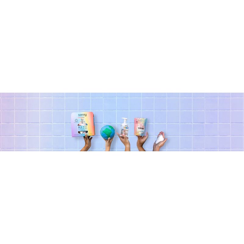 Sassy Foaming Hand Soap Refill - Water Lily Ginger - 1.5oz