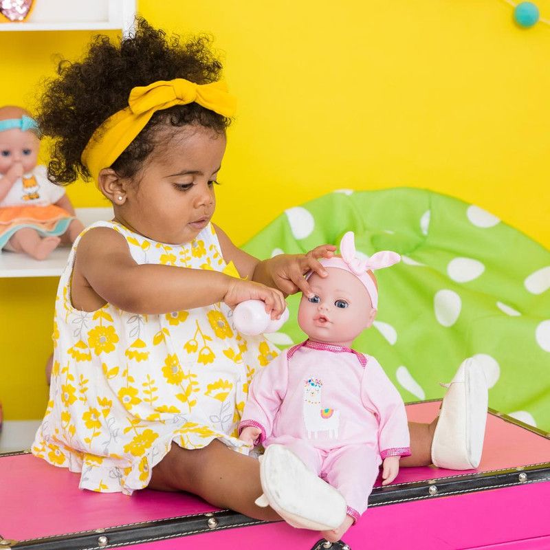 Adora My First Baby Doll - Playtime Llama Pajama, 13 inches, Open Close Eyes, Can Suck Her Thumb