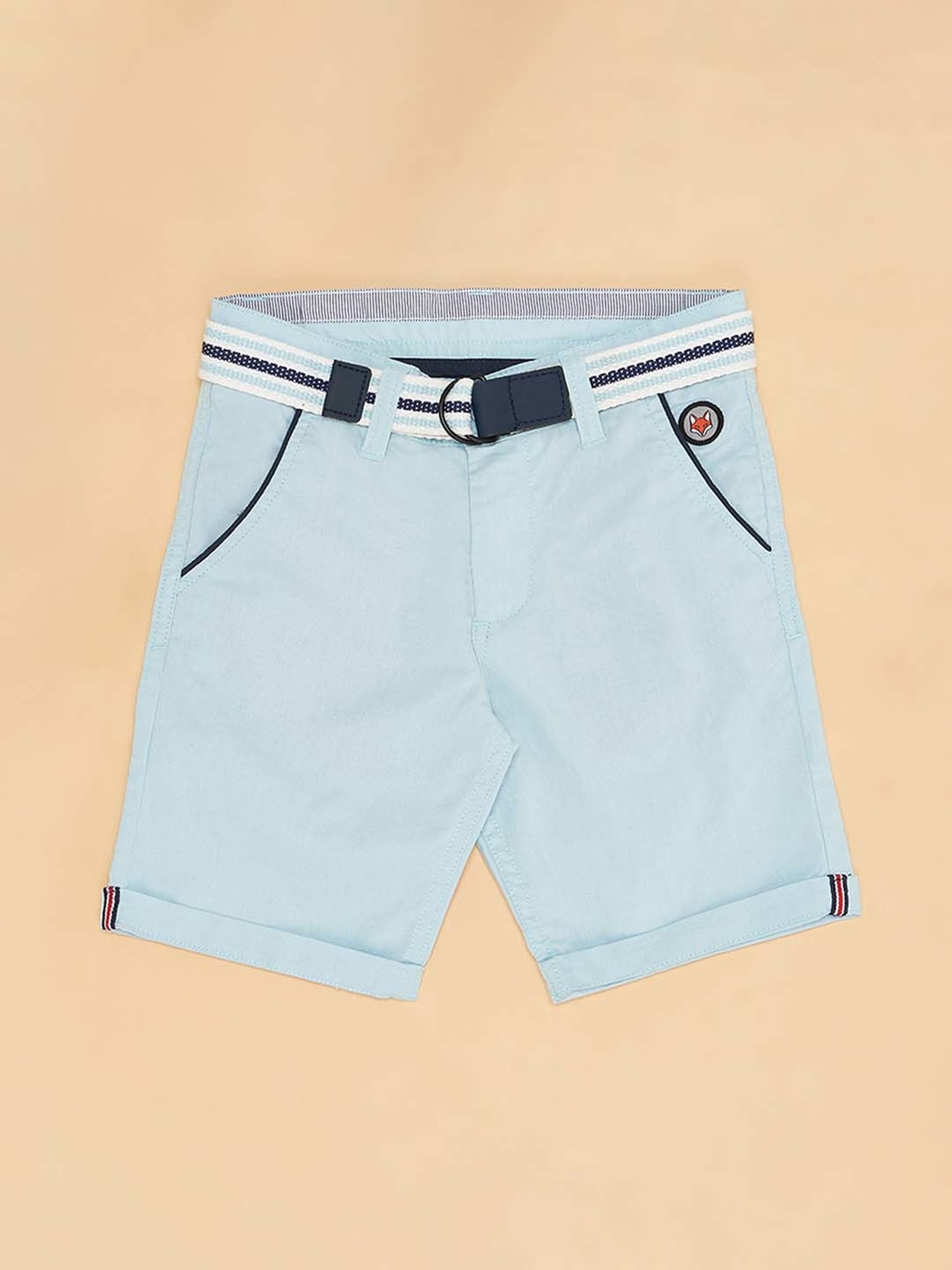 Pantaloons Junior Blue Regular Fit Shorts