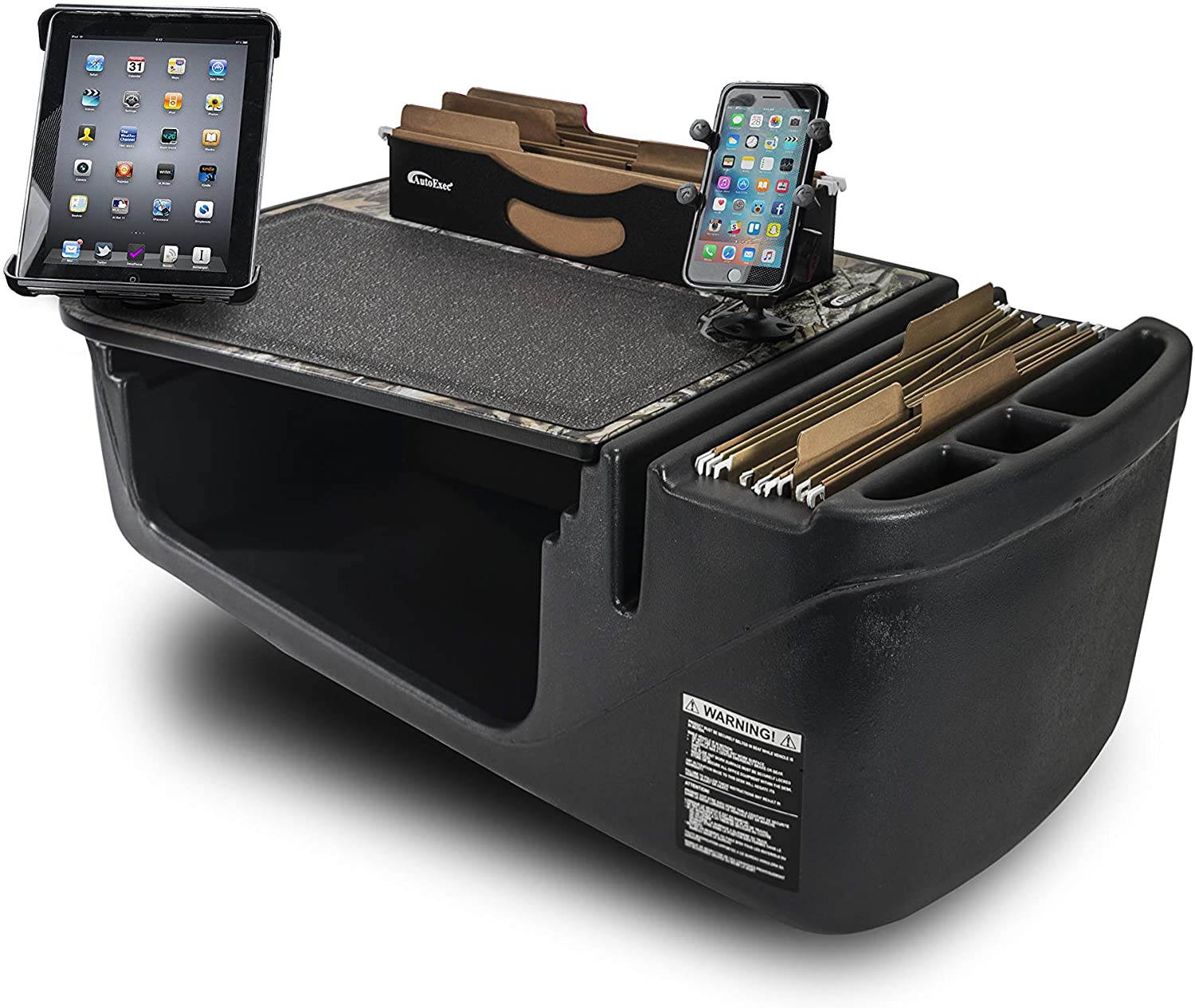 AutoExec AUE29900 Efficiency FileMaster Car Desk Realtree Edge Camouflage with Phone Mount and Tablet Mount
AESFile-03 Tablet