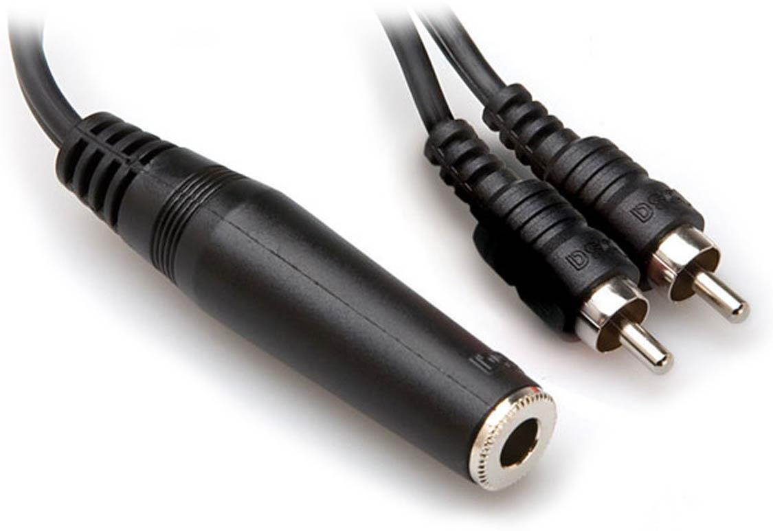 Hosa Mono 1/4 F Two Rca M