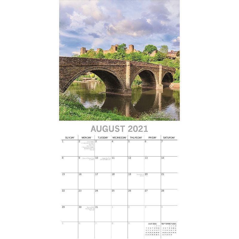 2021 The Everygirl Wall Calendar 15" x 12" Liam - Blue Sky