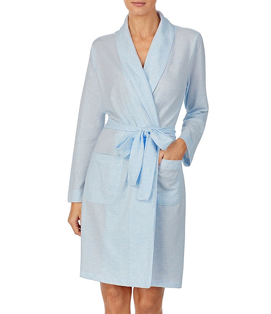 Little Giraffe Luxe Satin Snow Leopard Wrap Robe